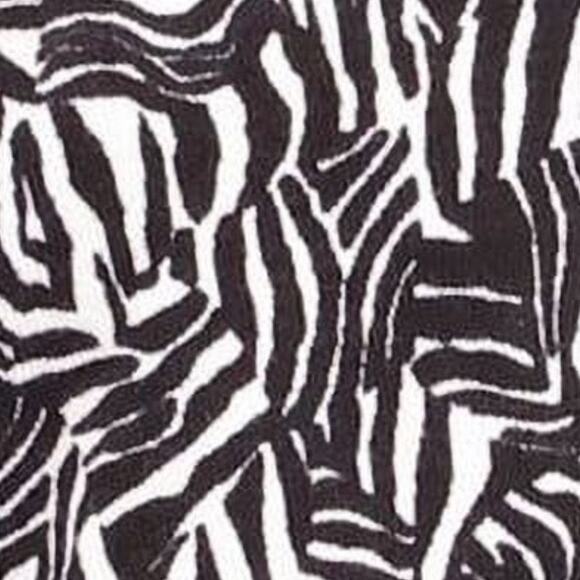 NWT! Michael Kors Zebra Animal Print V-Neck Pullover Sweater - Size Large - Picture 4 of 8